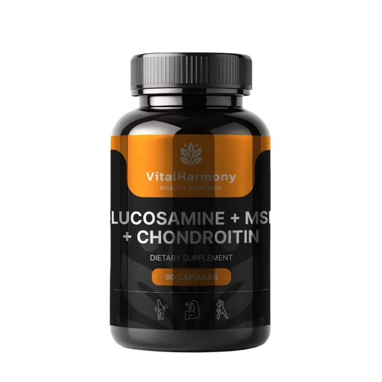 VitalHarmony Glucosamin + MSM + Chondroitin – 90 Kapseln