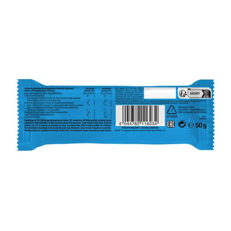 Weider Joe's Soft Bar – 12 Stk – Keks-Erdnuss