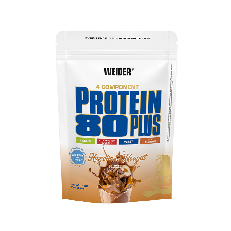 Weider Protein 80 Plus – 500 g – Haselnuss-Nougat