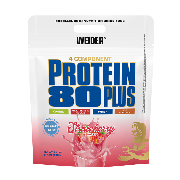 Weider Protein 80 Plus – 2 kg – Erdbeere
