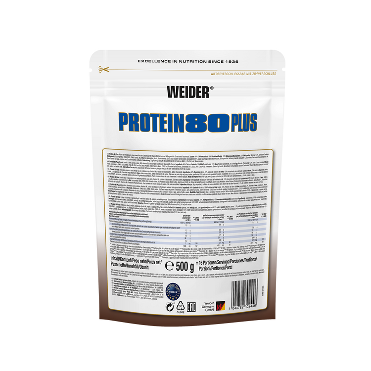 Weider Protein 80 Plus – 500 g – Stracciatella