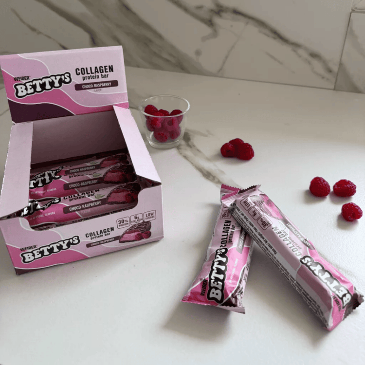 Weider Betty’s Collagen Protein Bar – Choco Raspberry - 50 g