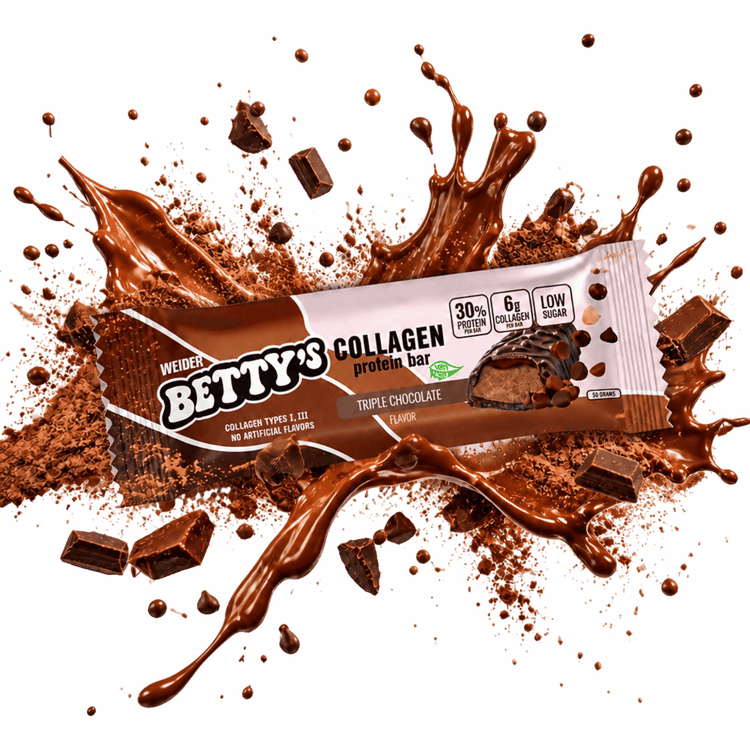 Weider Betty’s Collagen Protein Bar – Triple Chocolate - 50 g