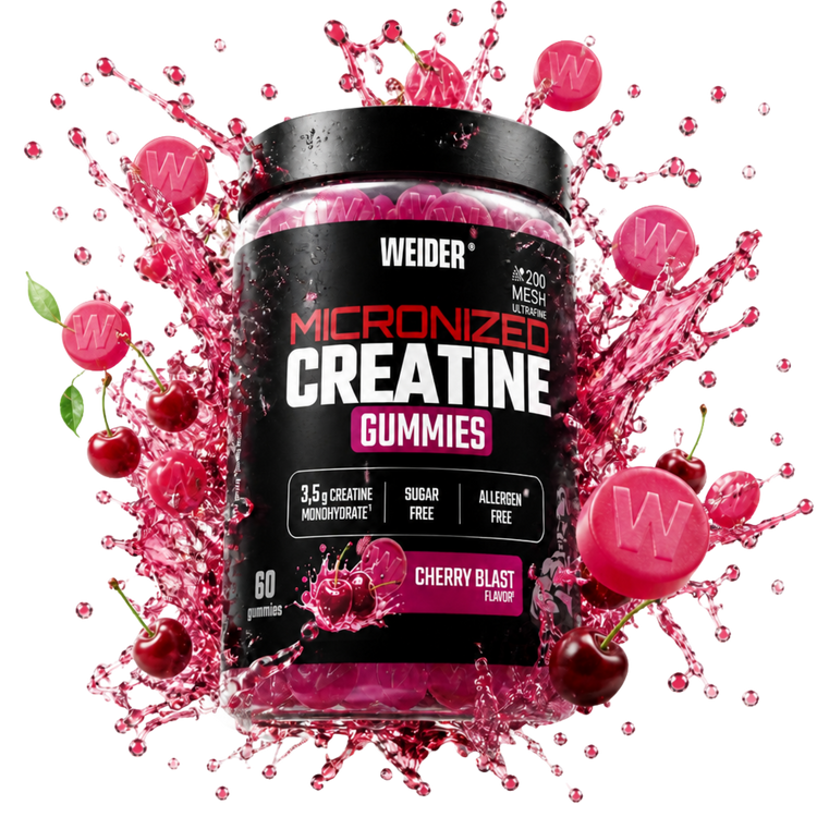 Weider Micronized Creatine Gummies – Cherry - 60 Stk