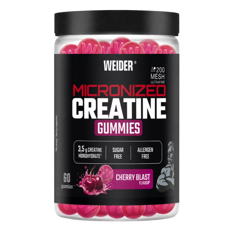 Weider Micronized Creatine Gummies – Cherry - 60 Stk