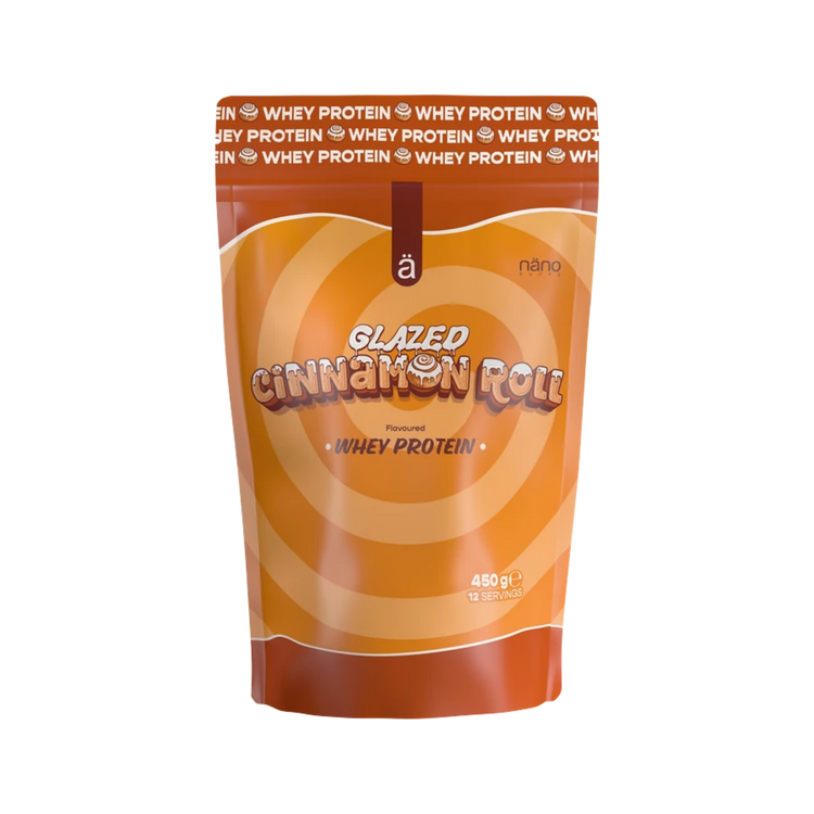 Nano Supps Whey Protein – 450g – Glazed Cinnamon Roll