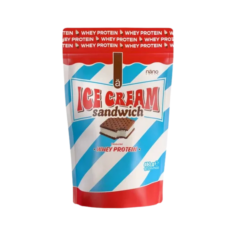Nano Supps Whey Protein – 450g – Ice Cream Sandwich