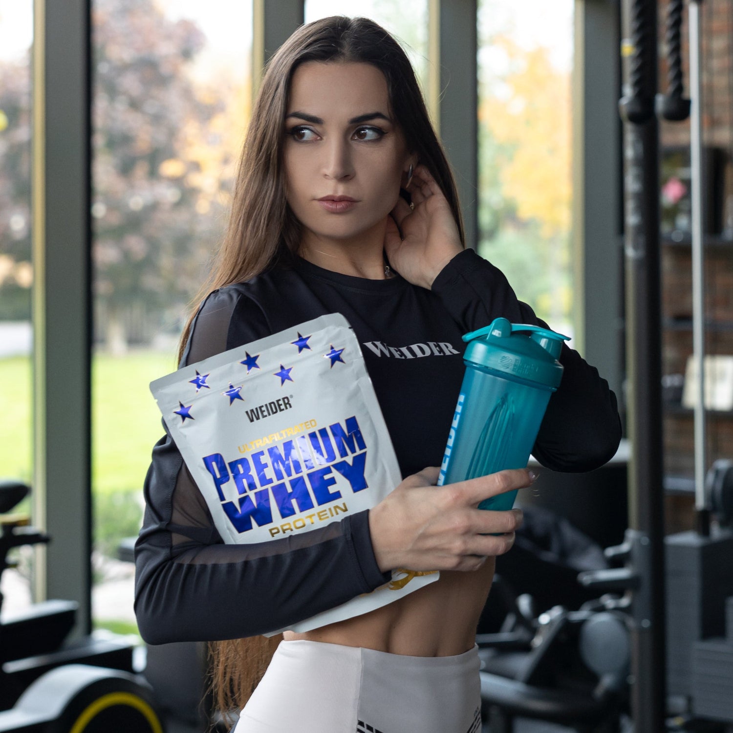 Weider Premium Whey Vanille-Karamell Shake Lifestyle