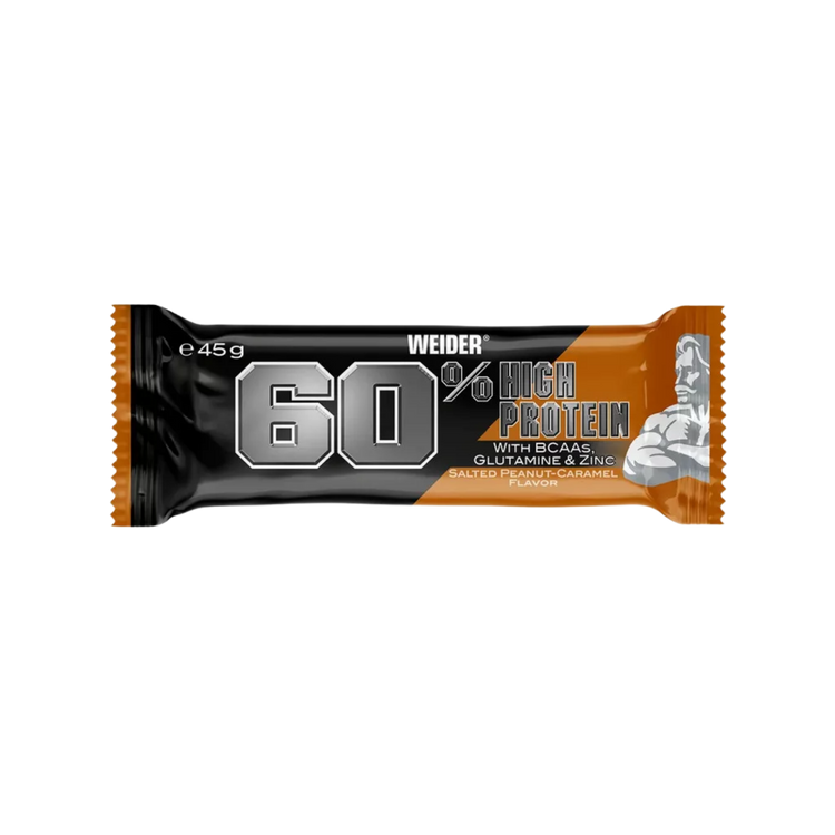 Weider 60% Protein Bar 45 g – Salted Peanut Caramel