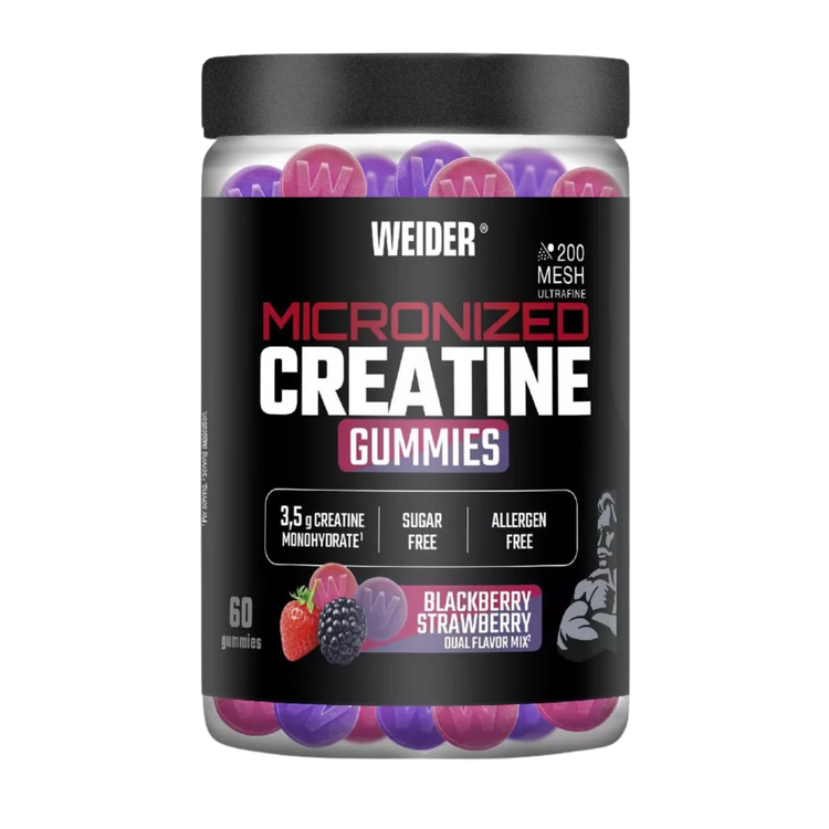 Weider Creatine Gummies 60 pcs – Strawberry & Blackberry