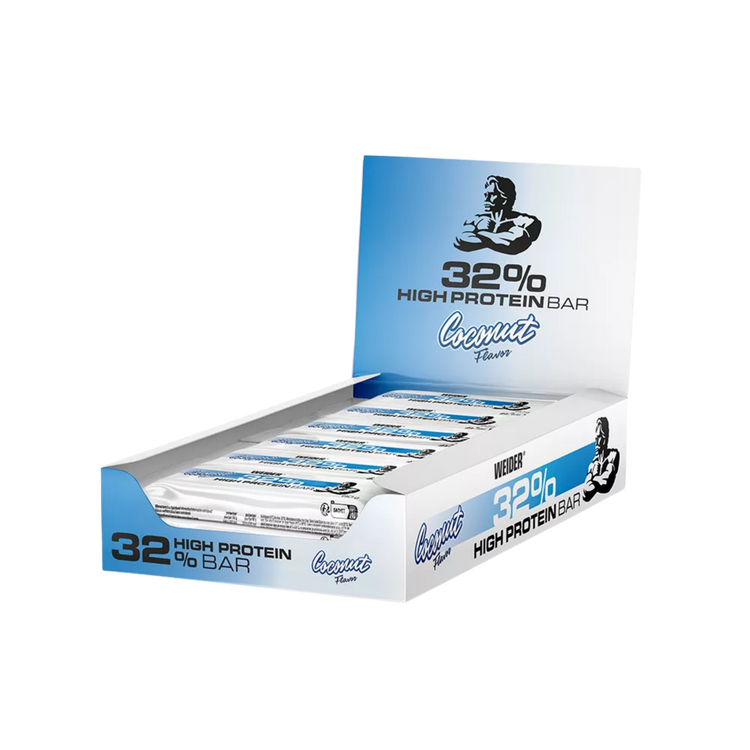 Weider 32% Protein Bar 12 x 60 g – Coconut