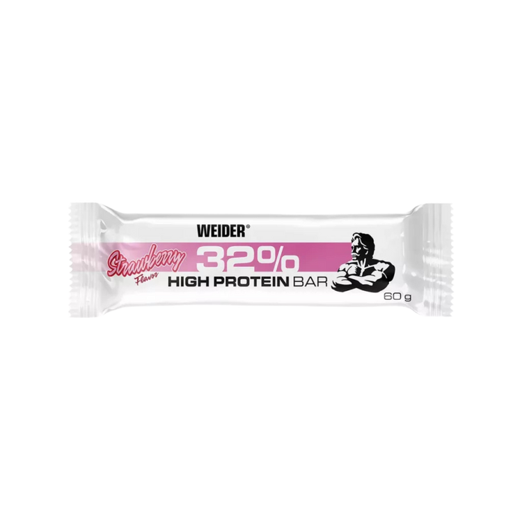 Weider 32% Protein Bar 12 x 60 g – Erdbeere