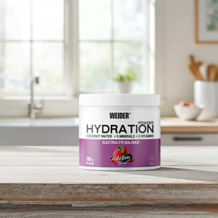 Weider Hydration Electrolyte Drink Powder – Wild Berry – 180 g