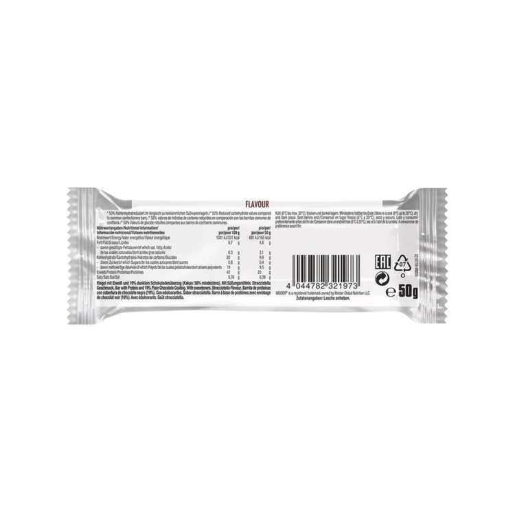 Weider 40% Protein Bar 24 × 50 g – Stracciatella