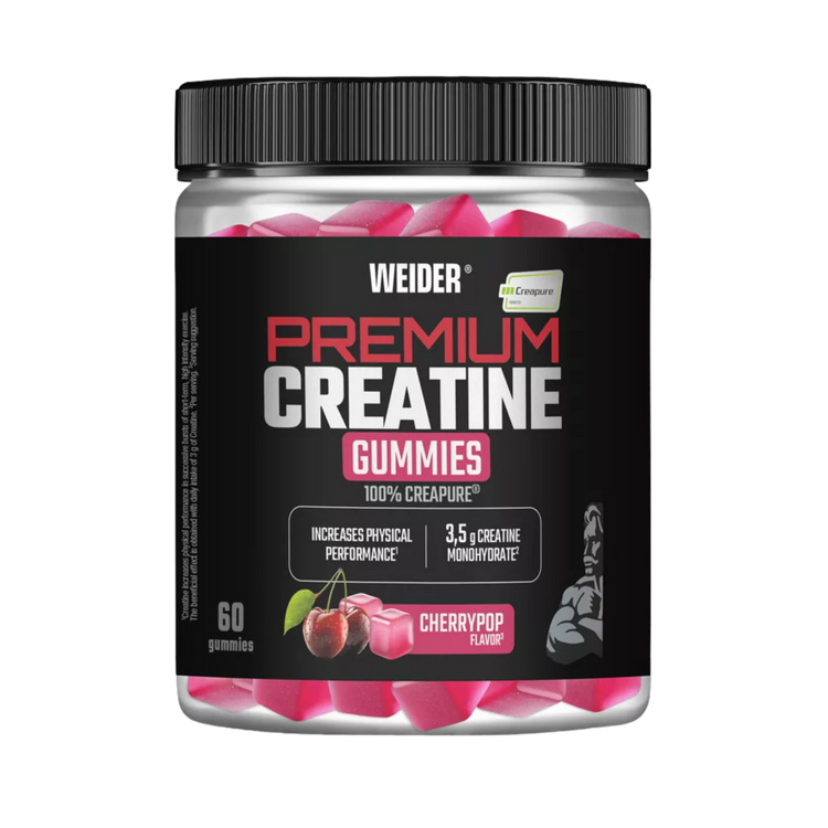 Weider Premium Creatine Gummies 60 pcs – Cherry