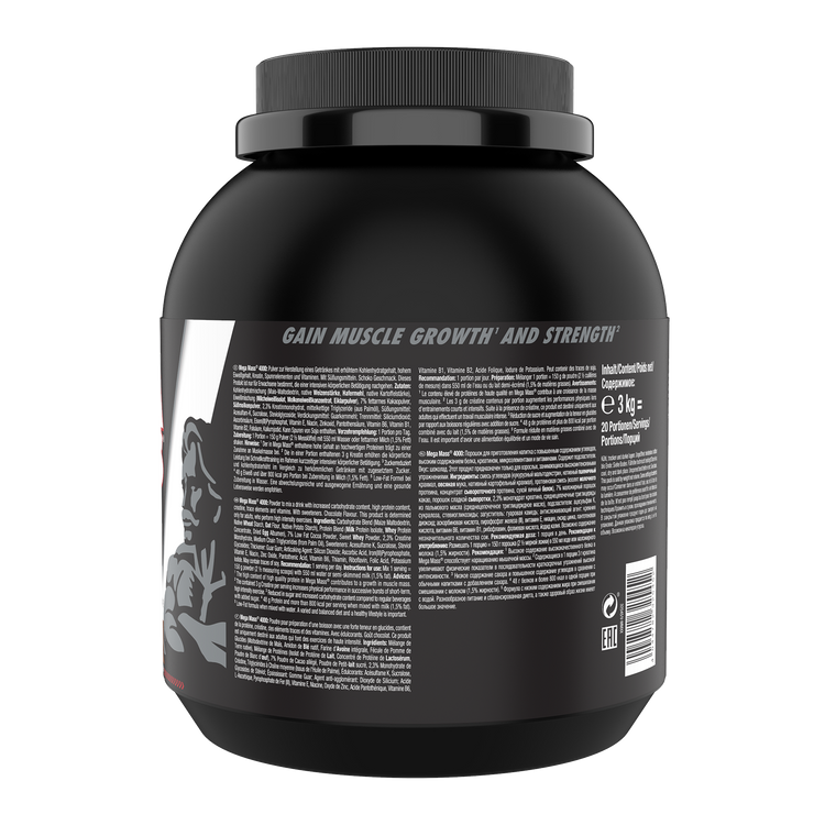 Weider Mega Mass® 4000 - 3 kg - Schoko