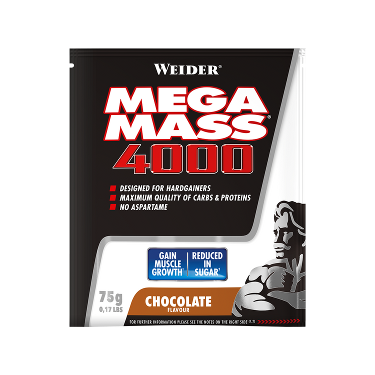 Weider Mega Mass® 4000 - 75 g Sachet - Schoko