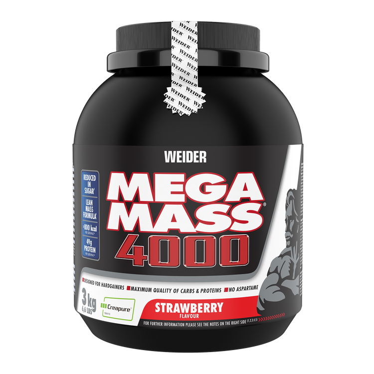 Weider Mega Mass® 4000 - 3 kg - Erdbeere