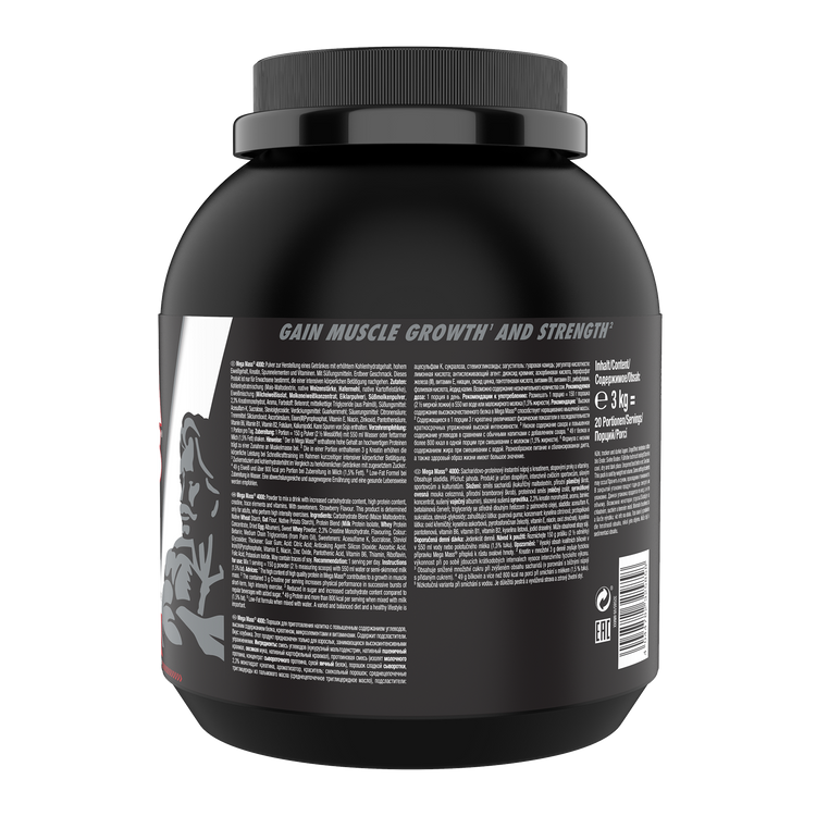 Weider Mega Mass® 4000 - 3 kg - Erdbeere