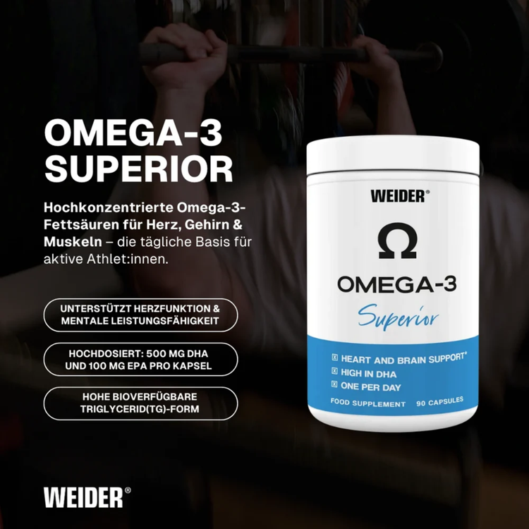 Weider Omega-3 Superior – 90 Capsules