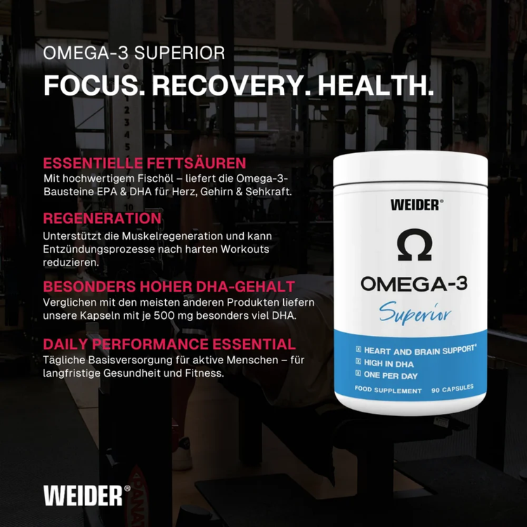 Weider Omega-3 Superior – 90 Capsules