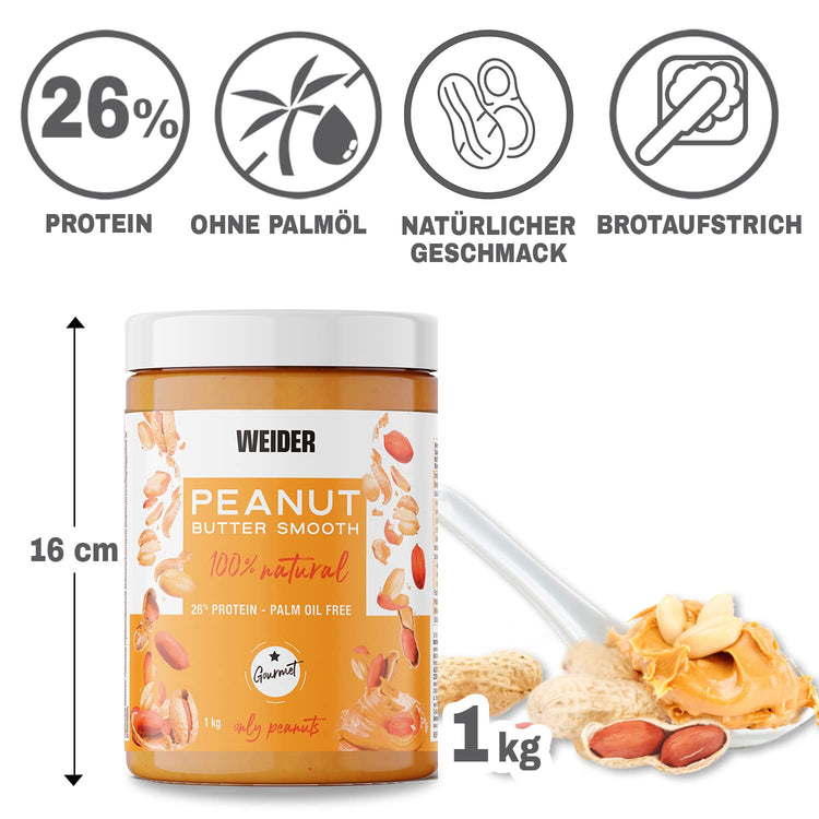Weider Protein Peanut Butter - Natürliche Erdnussbutter