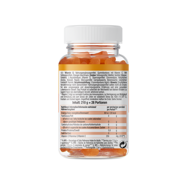 Weider Vitamin-C Gummy Vitamin – Orange