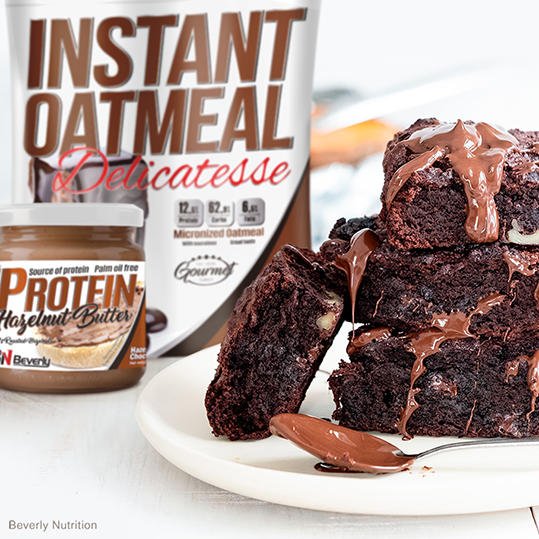 Beverly Nutrition Instant Oatmeal Delicatesse – Schoko Brownie Haferbrei