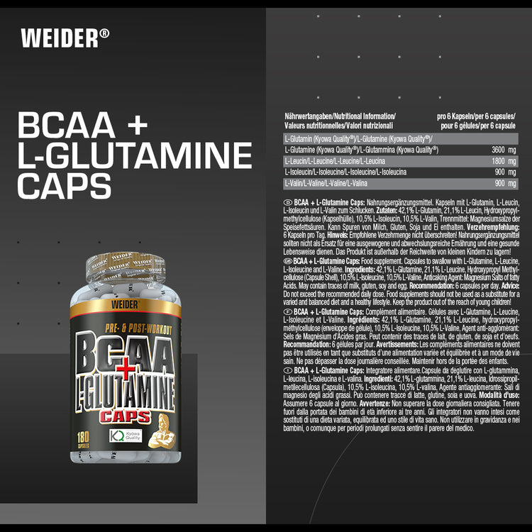 Weider BCAA + L-Glutamine