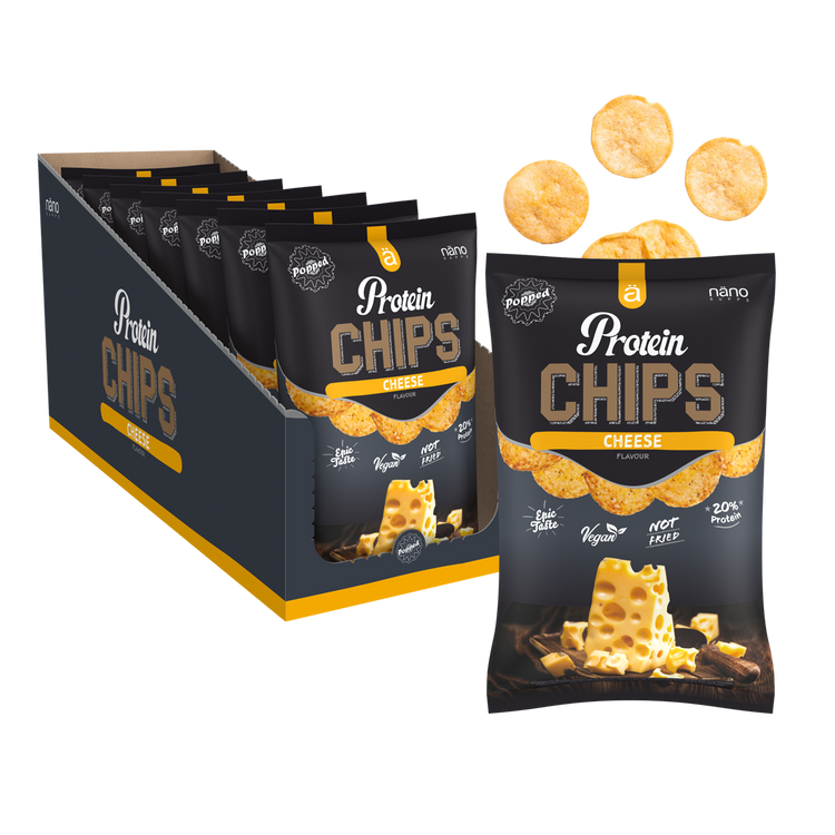 Nano Supps Protein Chips – 8x40g – Käsegeschmack