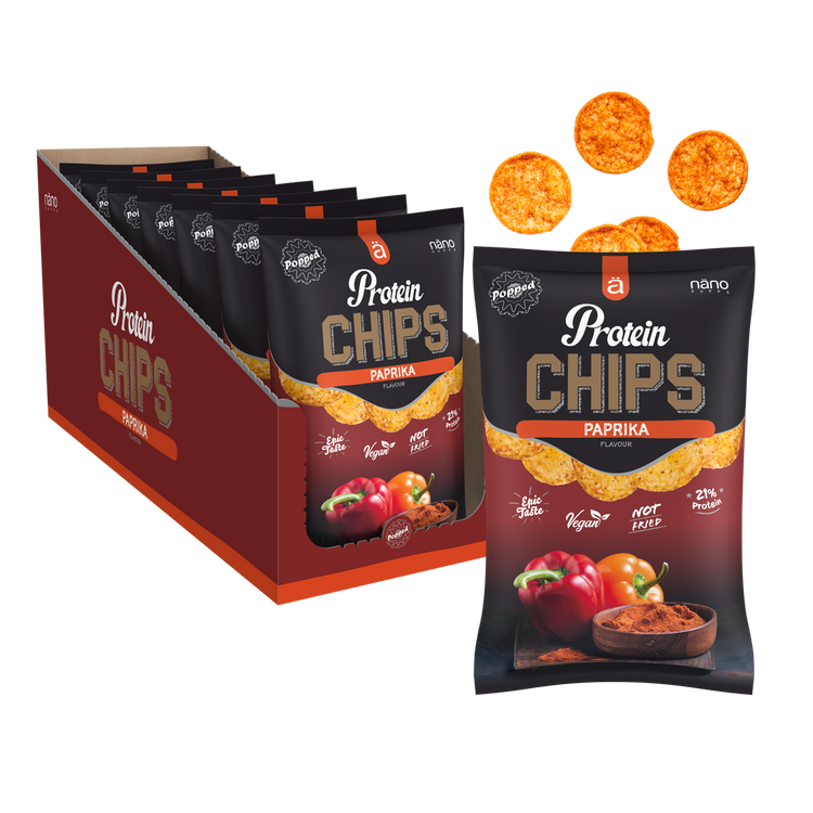 Nano Supps Protein Chips – 8x40g – Paprika-Geschmack