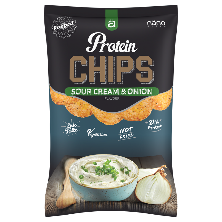 Nano Supps Protein Chips – 40g – Sour Cream & Onion Geschmack
