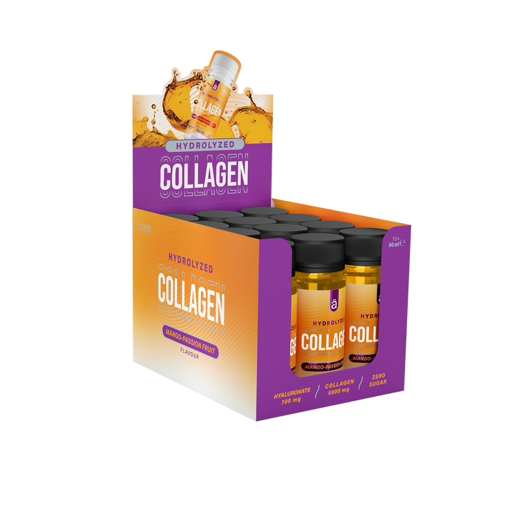 Nano Supps Collagen Shot – 12x60 ml – Mango-Maracuja