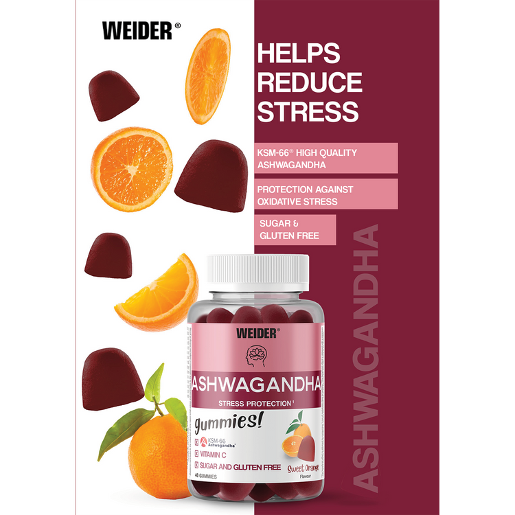 Weider Ashwagandha Gummy Vitamin - Süße Orange