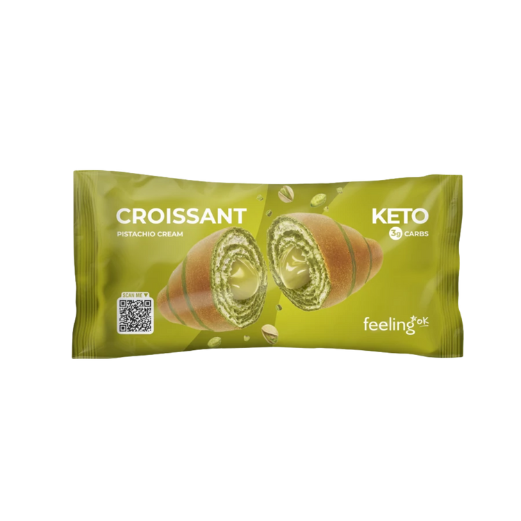 FeelingOk Protein Croissant – 50g– Pistaziencreme