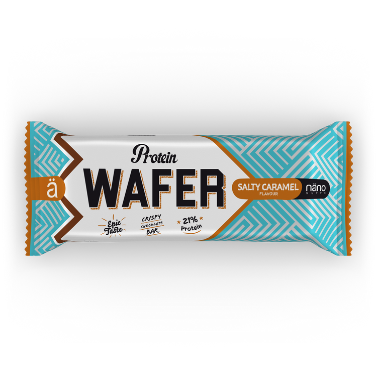 Nano Supps Protein Wafer Eiweißriegel – 40g – Salzkaramell