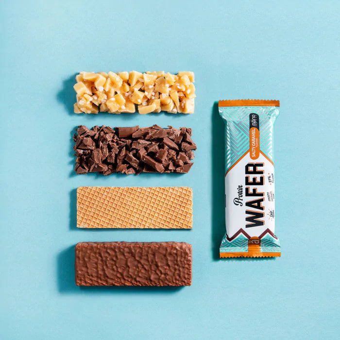 Nano Supps Protein Wafer Eiweißriegel – 40g – Salzkaramell