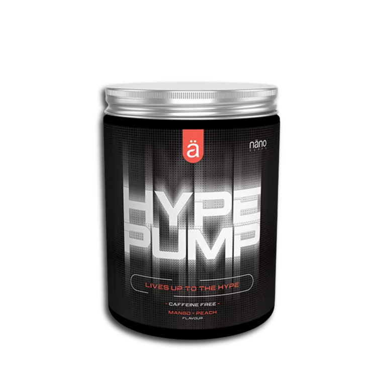 Nano Supps Hype Pump Pre-Workout – 420g – Mango-Peach
