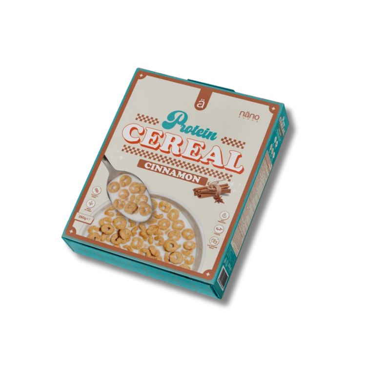 Nano Supps Protein Cereal – 250g – Cinnamon Rings