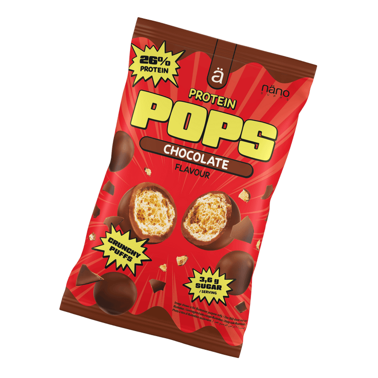 Nano Supps Protein Pops Schokokugeln – 12x38g – Schokolade