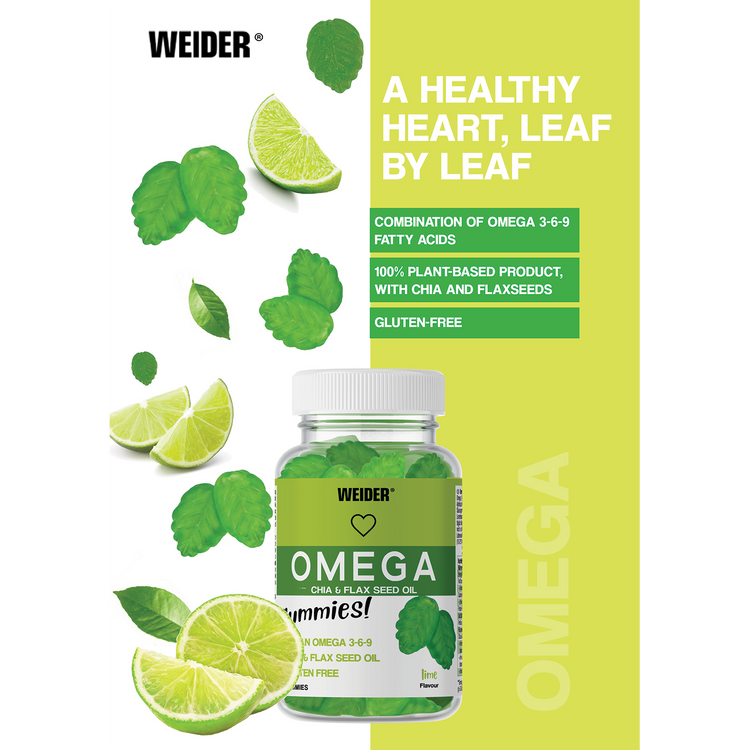 Weider Omega Gummy Vitamin – Limette
