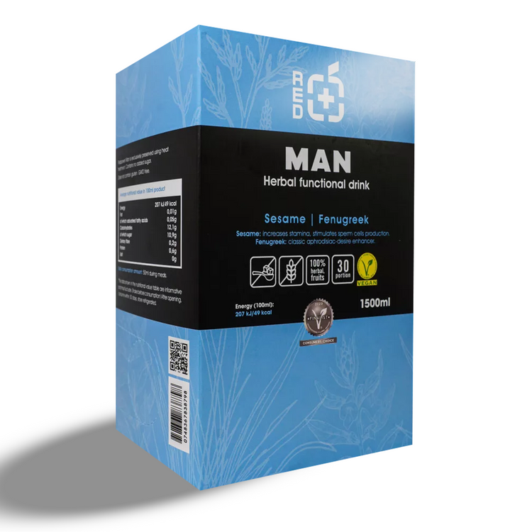 RedPower Man – Funktionelles Kräutergetränk – 1500 ml