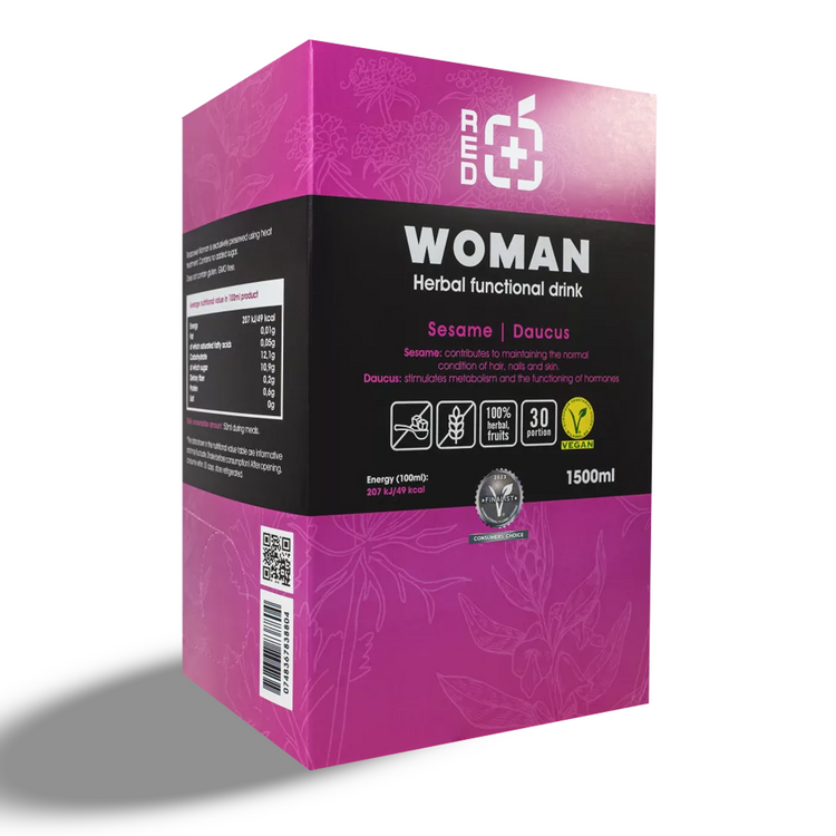 RedPower Woman – Funktionelles Kräutergetränk – 1500 ml