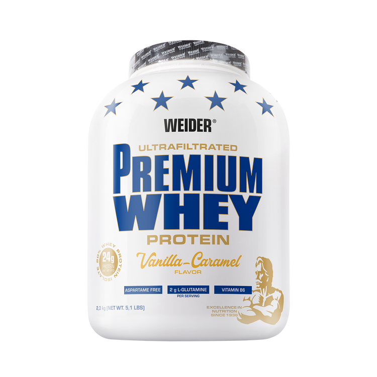 Weider Premium Whey – 2.3 kg – Vanille-Karamell