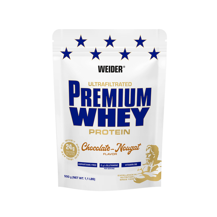 Weider Premium Whey – 500 g – Schokoladen-Nougat