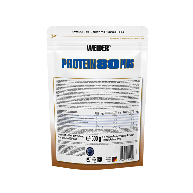 Weider Protein 80 Plus  – 500 g – Schokolade
