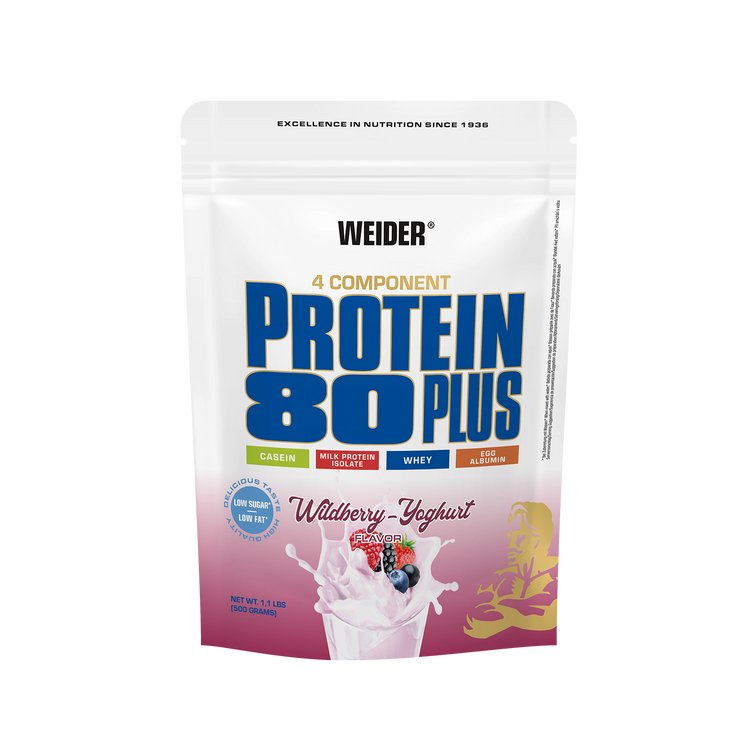 Weider Protein 80 Plus  – 500 g – Waldfrucht-Joghurt