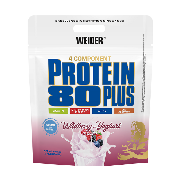 Weider Protein 80 Plus  – 2 kg – Waldfrucht-Joghurt