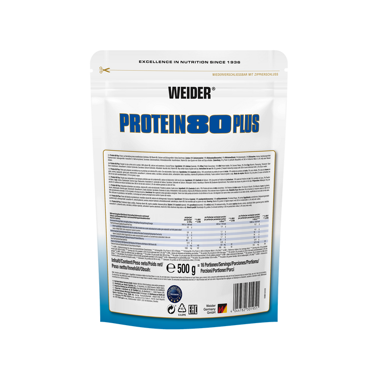 Weider Protein 80 Plus  – 500 g – Kokos