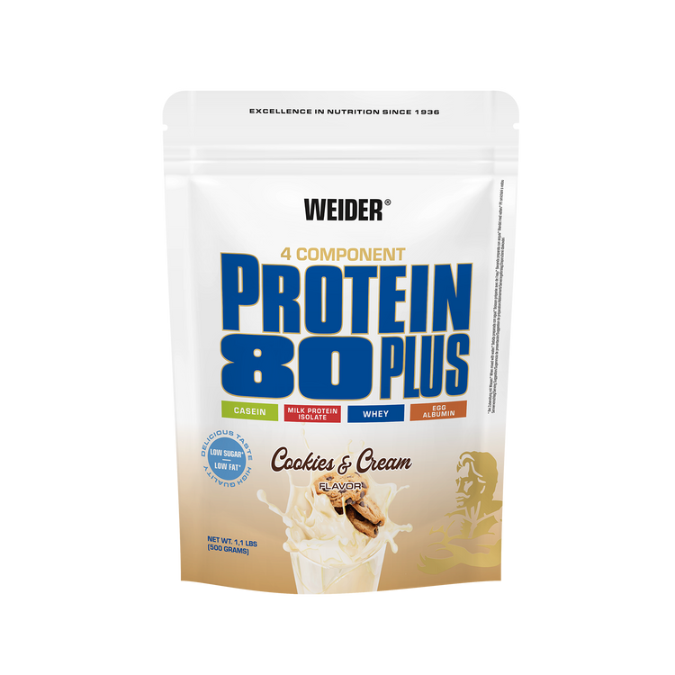 Weider Protein 80 Plus  – 500 g – Kekse-Sahne